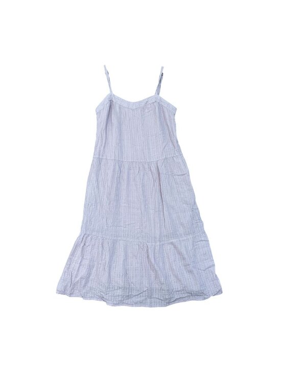 Knox Rose Dresses & Skirts - Knox Rose Women's M Pink Sleeveless Tiered Midi Dress Adjustable Straps P0910